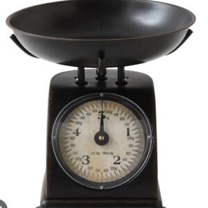 Scale Antique Style Decorative Black Brown